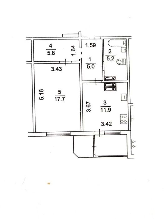 Квартира на вул. Урлівська, 34а в Київ, ID 341530, фото №4