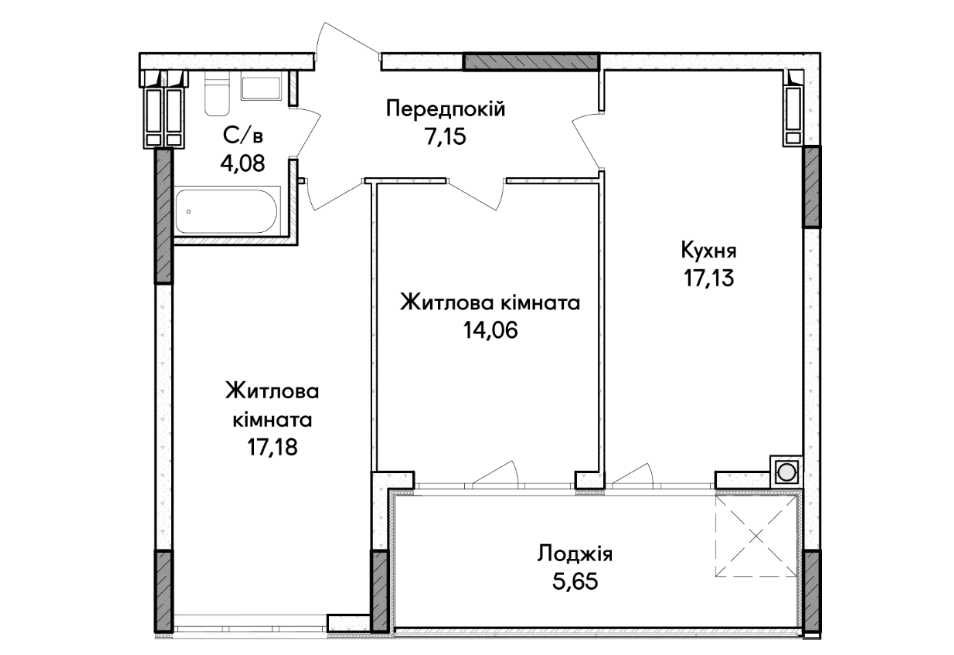 Квартира на вул. Синергія, 39 в Києві, ID 279858, фото №10
