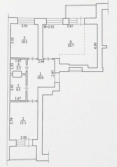 Квартира на вул. Миколи Хвильового, 3а в Києві, ID 289310, фото №14