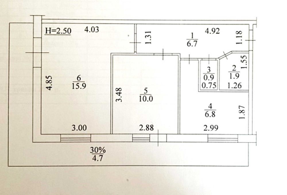 Квартира на біля метро Оболонь в Києві, ID 280426, фото №12