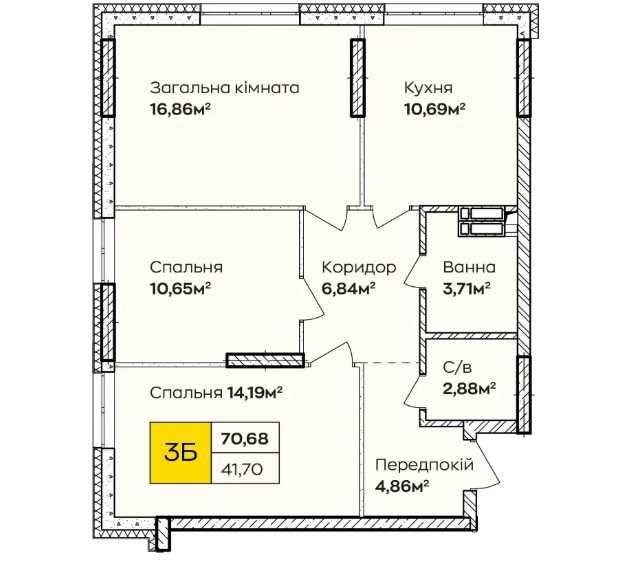 Квартира на ЖК «Синергія Київ» в Києві, ID 280773, фото №4