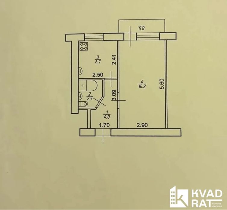 Квартира на вул. Привокзальна в Івано-Франківську, ID 281712, фото №11
