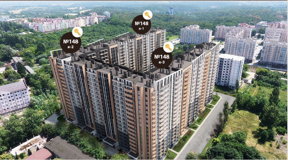 Квартира на вул. Академіка Заболотного, 148в в Києві, ID 280998, фото №2