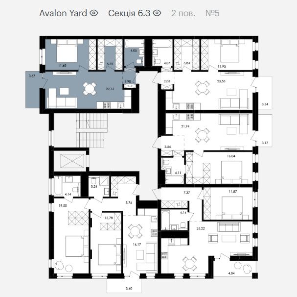 Квартира на Avalon yard в Львові, ID 281157, фото №1