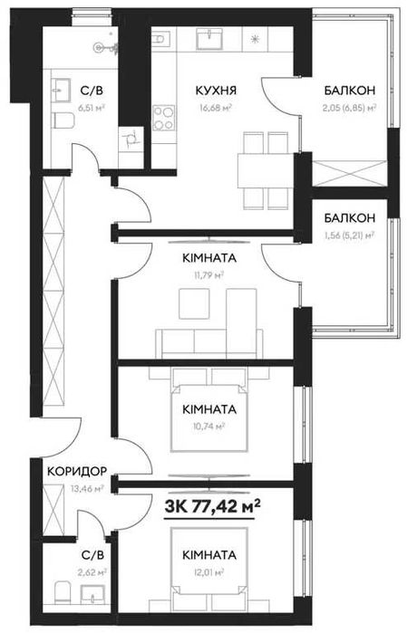 Квартира в Львові, ID 311146, фото №4