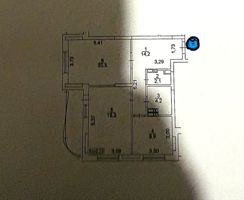 Квартира на вул. Юрія Кондратюка, 3 в Києві, ID 285075, фото №12