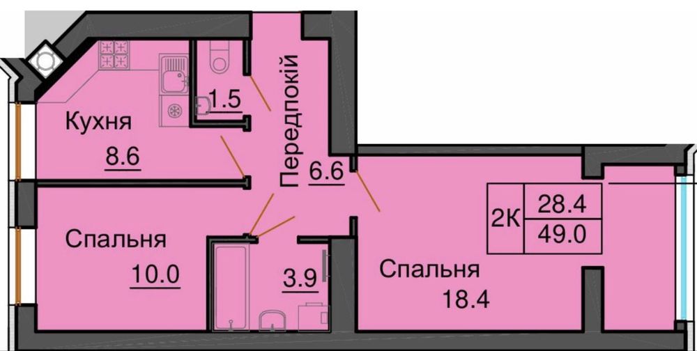 Квартира на приміська 12 в Києві, ID 312156, фото №1