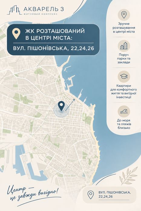 Квартира на ЖК «Акварель 3» в Одесі, ID 285876, фото №4