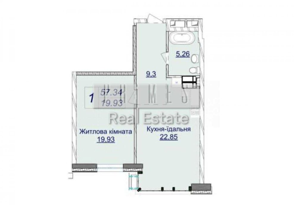 Квартира на вул. Драгомирова в Києві, ID 286270, фото №2