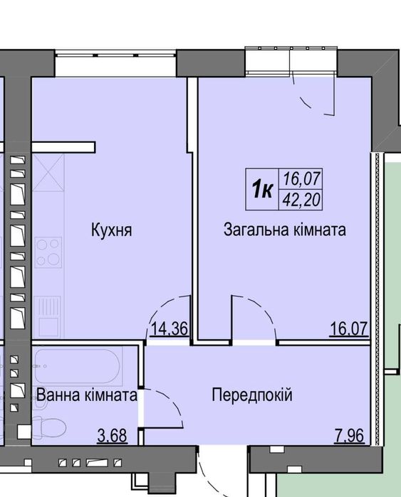 Квартира на ЖК Івано-Франківська в Івано-Франківську, ID 286313, фото №12