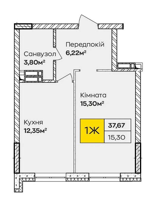 Квартира на вул. Тепловозна, 28 в Києві, ID 287238, фото №16