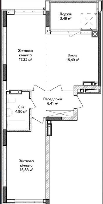 Квартира на вул. Ірпінь, 30 в Києві, ID 287329, фото №5