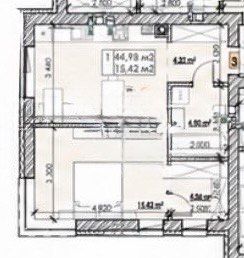 Квартира на вул. Гармонія, 28 в Рівне, ID 287378, фото №4
