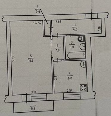 Квартира на вул. Єреванська, 4 в Києві, ID 289701, фото №13