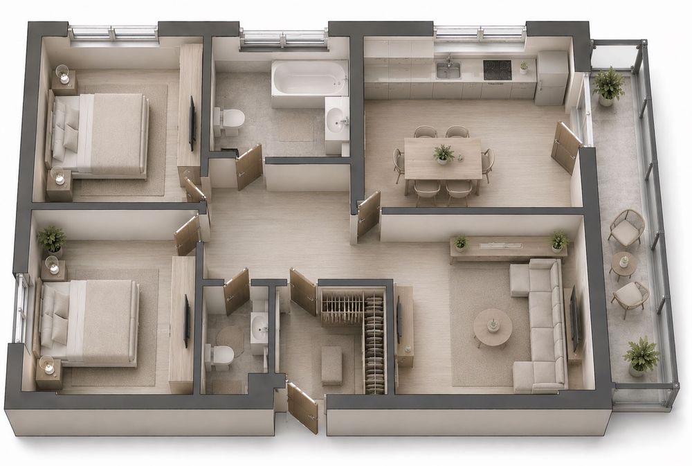 Квартира на ЖК Family Plaza в Івано-Франківську, ID 289521, фото №4