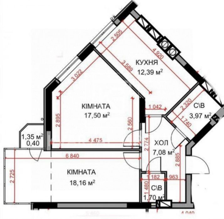 Квартира на ЖК «На Прорізній 2» в Києві, ID 308126, фото №13