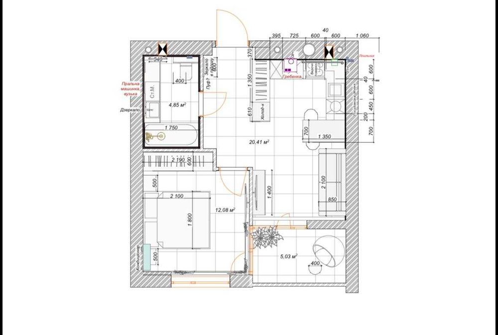 Квартира на вул. Пастерівська в Черкаси, ID 290245, фото №4