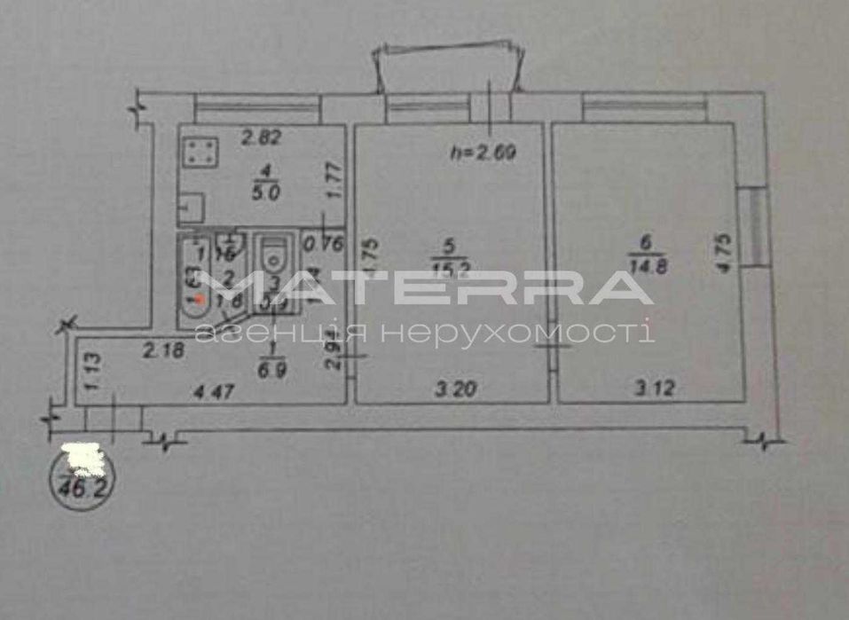 Квартира на вул. Молодіжна в Києві, ID 311808, фото №21