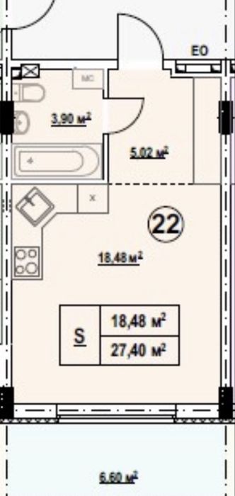 Квартира на біля метро Бориспільська в Києві, ID 290108, фото №3