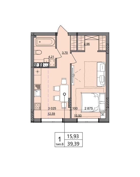 Квартира на вул. Сахарова в Одесі, ID 290677, фото №2
