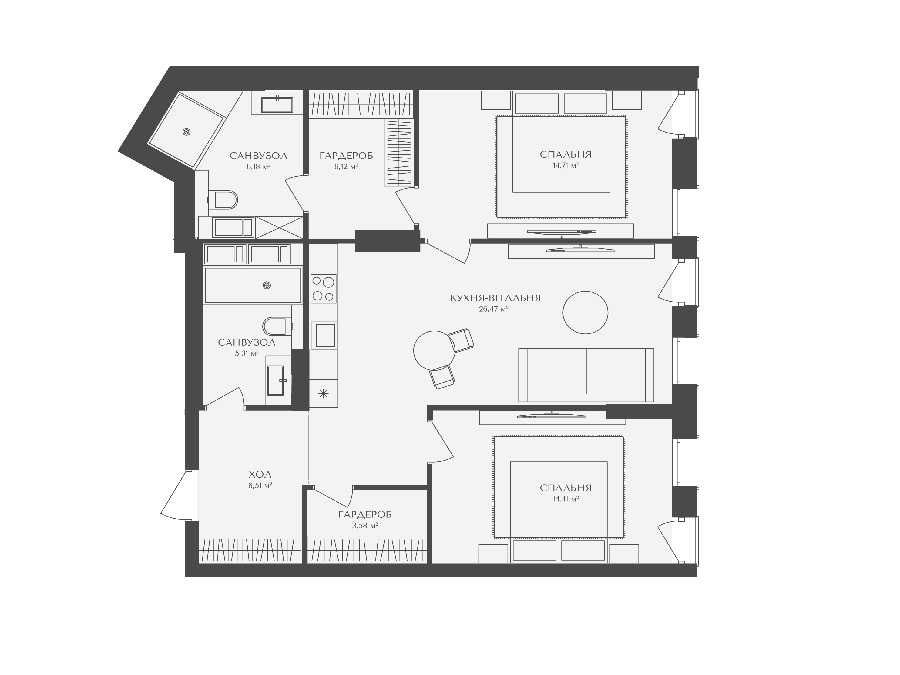 Квартира на вул. Бережанська, 9 в Києві, ID 295633, фото №8