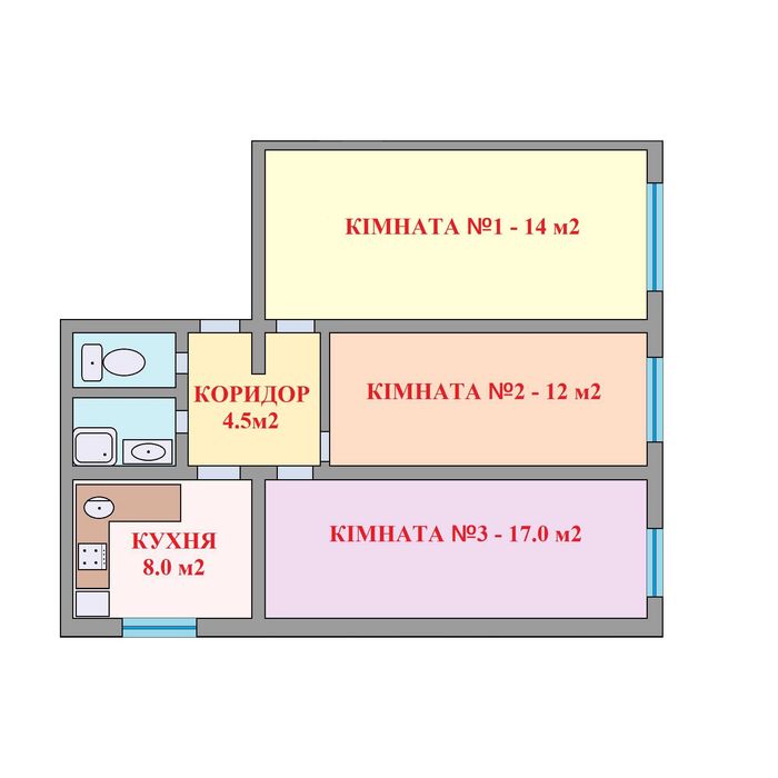 Квартира на пр-т Соборності, 11 в Києві, ID 291203, фото №2