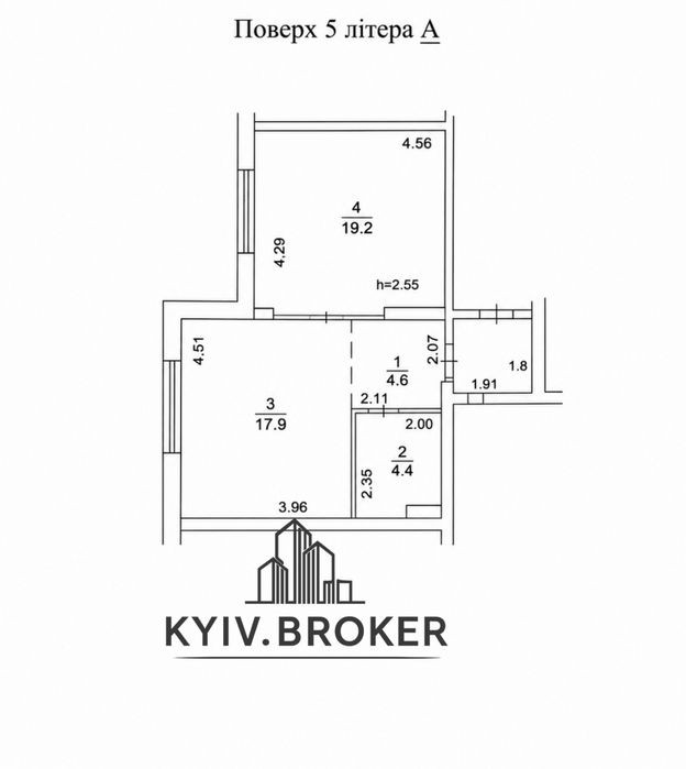 Квартира на вул. Максимовича, 32В в Києві, ID 293518, фото №12