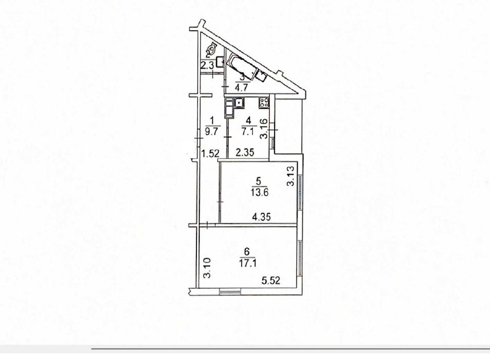 Квартира на вул. Самійла Кішки, 5-Г в Києві, ID 312204, фото №15