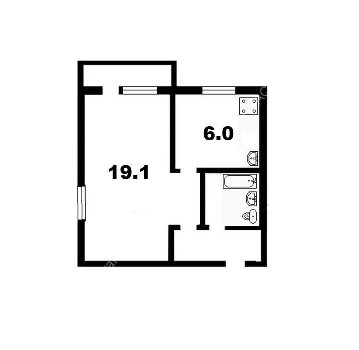 Квартира на бул. Гавела, 40 в Києві, ID 295843, фото №15