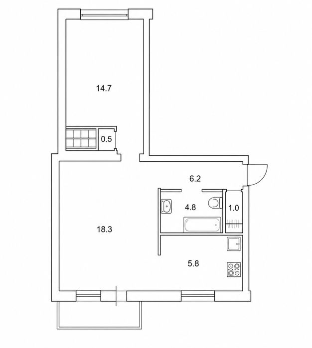 Квартира на бул. Лесі Українки, 24 в Києві, ID 297424, фото №17