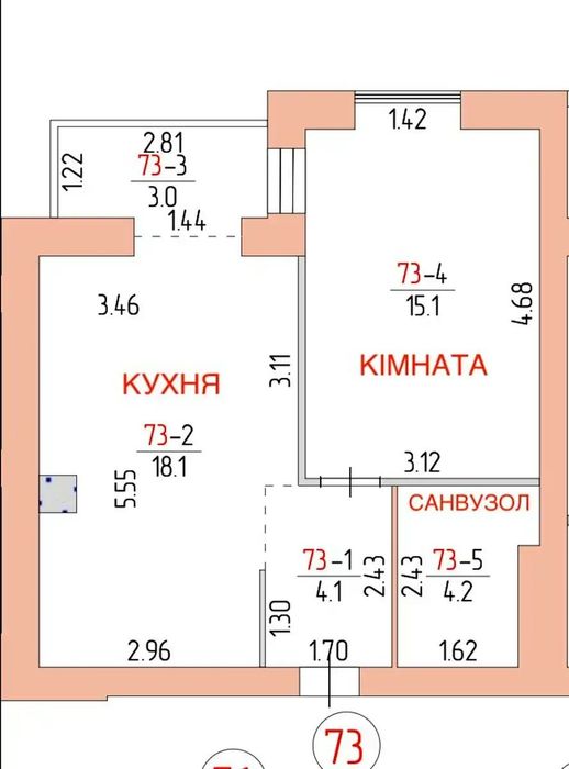 Квартира на вул. Архітектора Старова, 2/7 в Миколаїв, ID 297385, фото №2