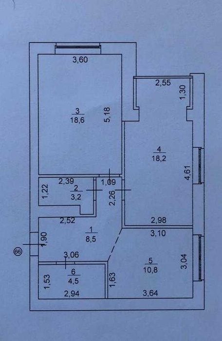 Квартира на вул. Миколи Сингаївського, 8е в Києві, ID 296881, фото №17