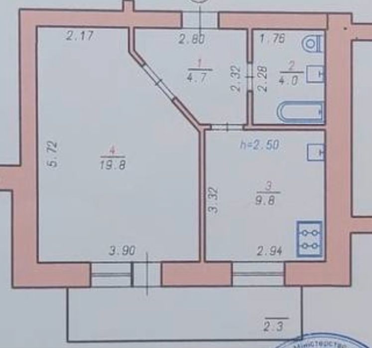 Квартира на вул. Тудова в Хмельницькому, ID 296860, фото №6