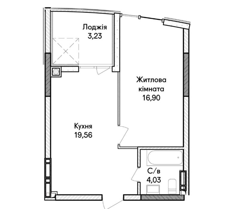 Квартира на ЖК «Синергія Сіті» в Києві, ID 296378, фото №6