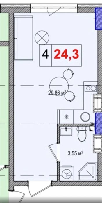 Квартира на вул. Вишнева, 12 в Києві, ID 350631, фото №7