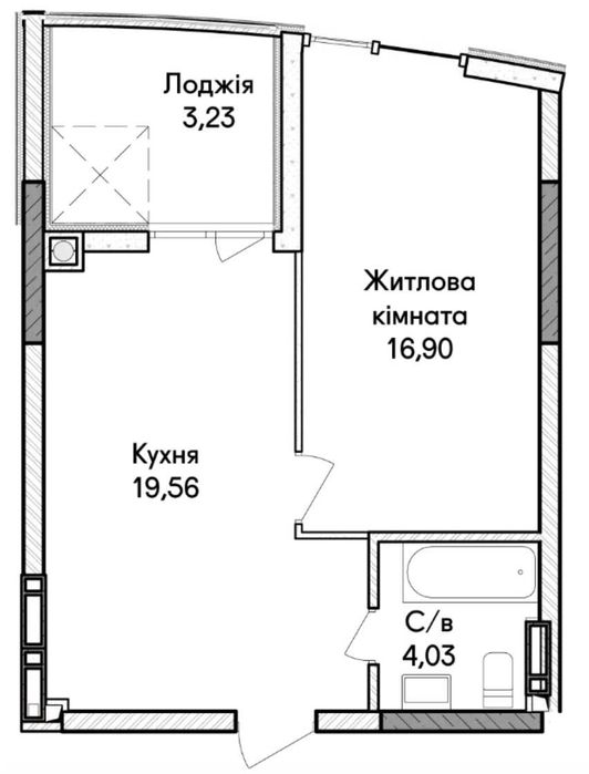 Квартира на ЖК «Синергія Сіті» в Києві, ID 296384, фото №9