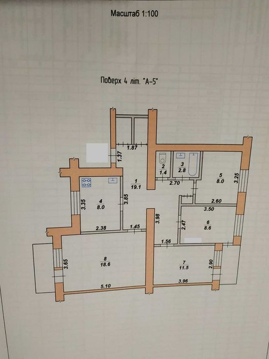 Квартира на Вокзал в Житомирі, ID 328751, фото №24