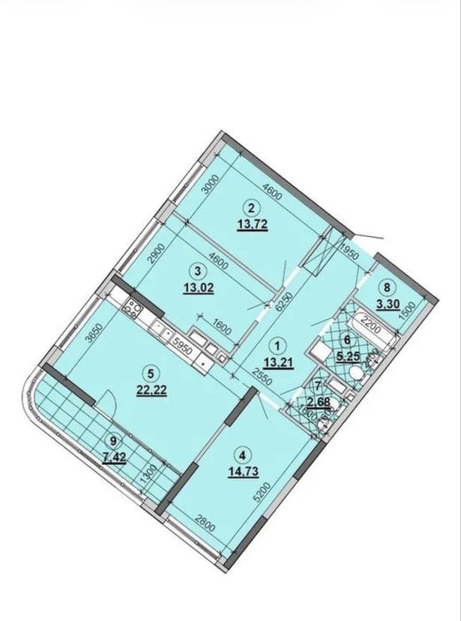 Квартира на Дарницький в Києві, ID 300179, фото №1