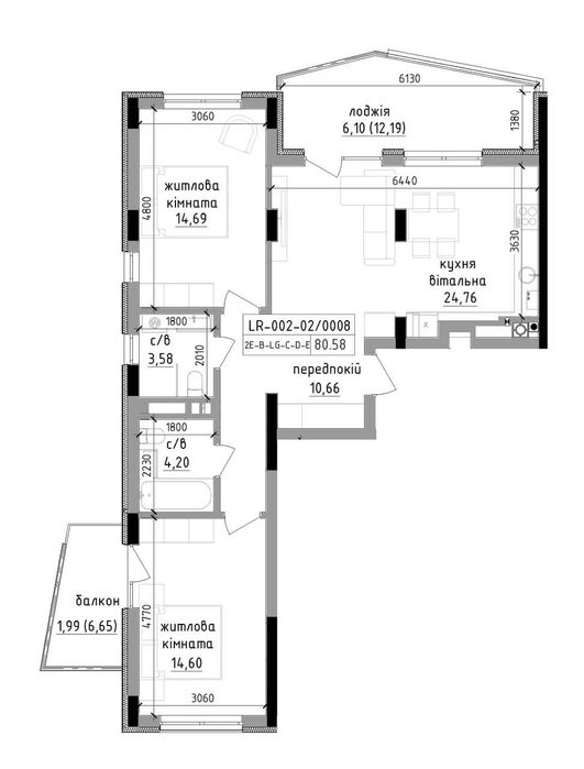 Квартира на вул. В. Гаджеги в Ужгороді, ID 298660, фото №9
