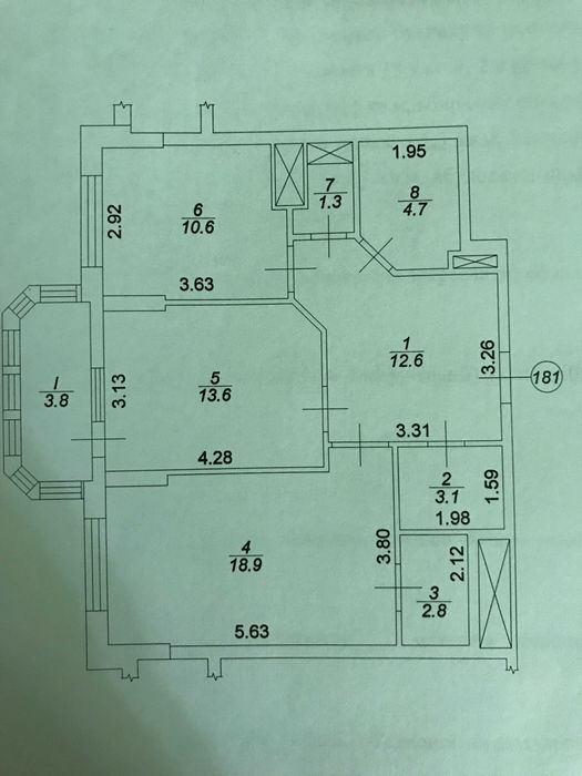 Квартира на вул. Київська, 245 в Києві, ID 304993, фото №13