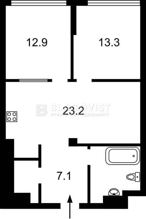 Квартира на ЖК «Новопечерська Вежа» в Києві, ID 343009, фото №12