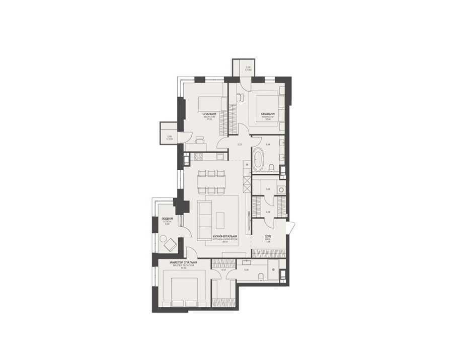 Квартира на ЖК TRIIINITY Private Club в Києві, ID 299301, фото №11