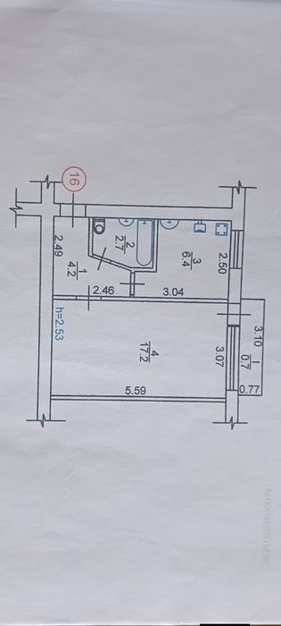 Квартира на вул. Рятівників, 31 в Чернігові, ID 299386, фото №8