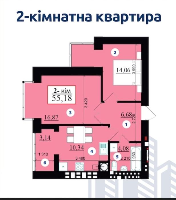 Квартира на вул. Мазепи, 168 в Івано-Франківську, ID 299503, фото №5