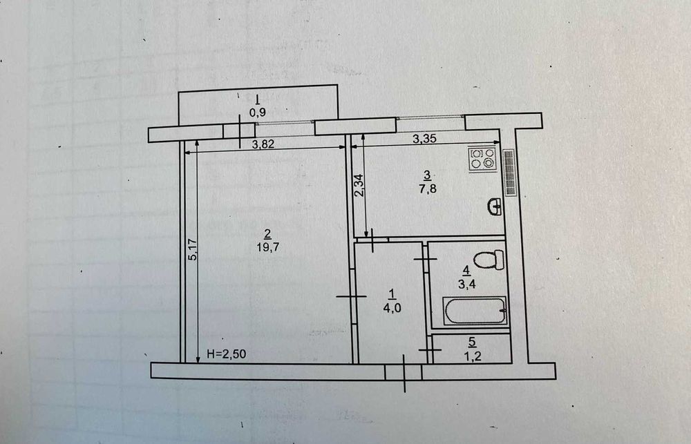 Квартира на вул. Федора Караманиць в Кривому Розі, ID 300134, фото №24