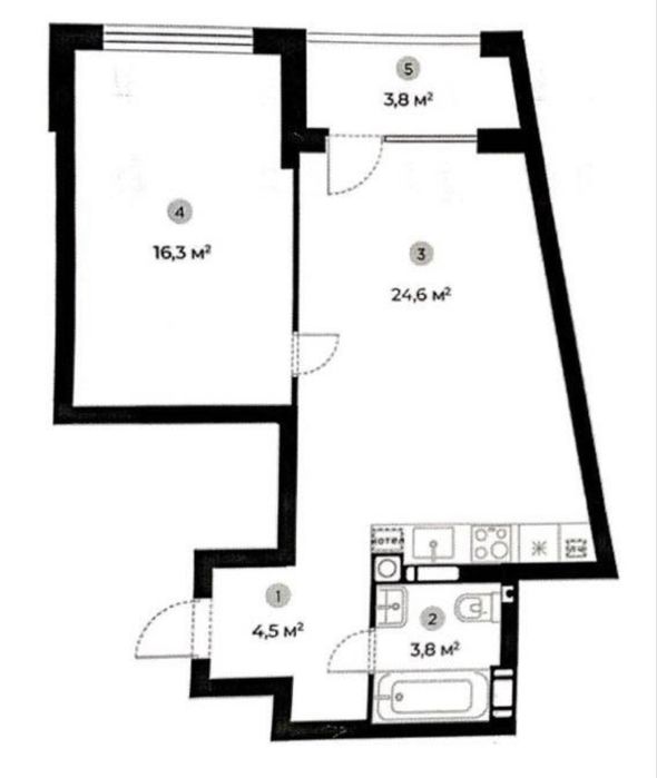 Квартира в Київ, ID 314253, фото №2