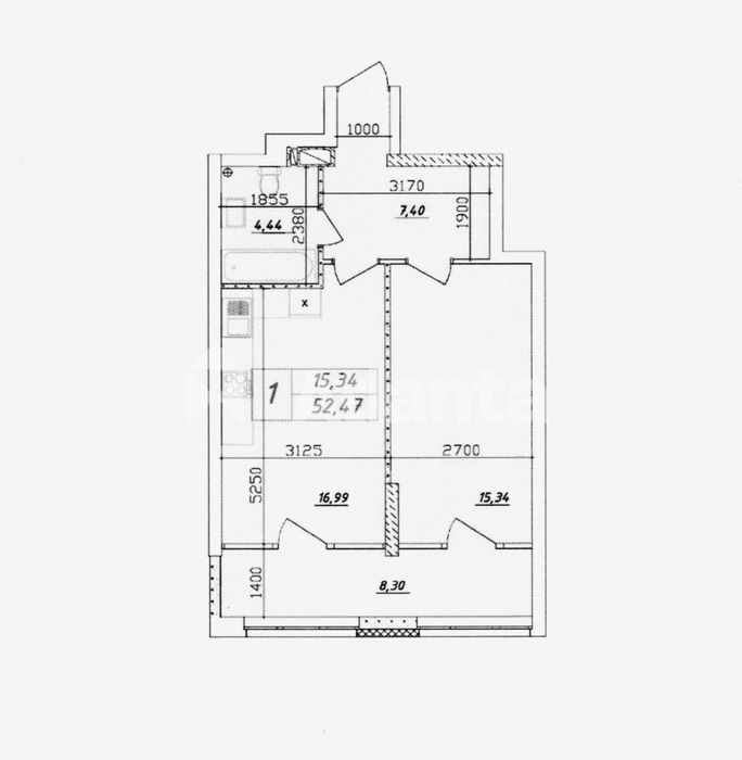 Квартира на Харківське шосе, 210 в Києві, ID 300846, фото №2