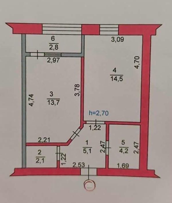 Квартира на вул. Шкільна в Луцьку, ID 301154, фото №20