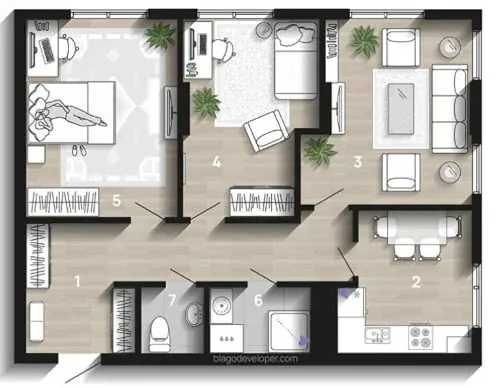 Квартира на ЖК Manhattan UP в Івано-Франківську, ID 301783, фото №8