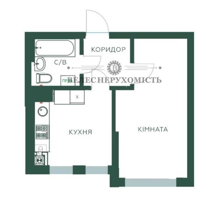 Квартира на вул. Паркова, 12 в Києві, ID 312684, фото №14
